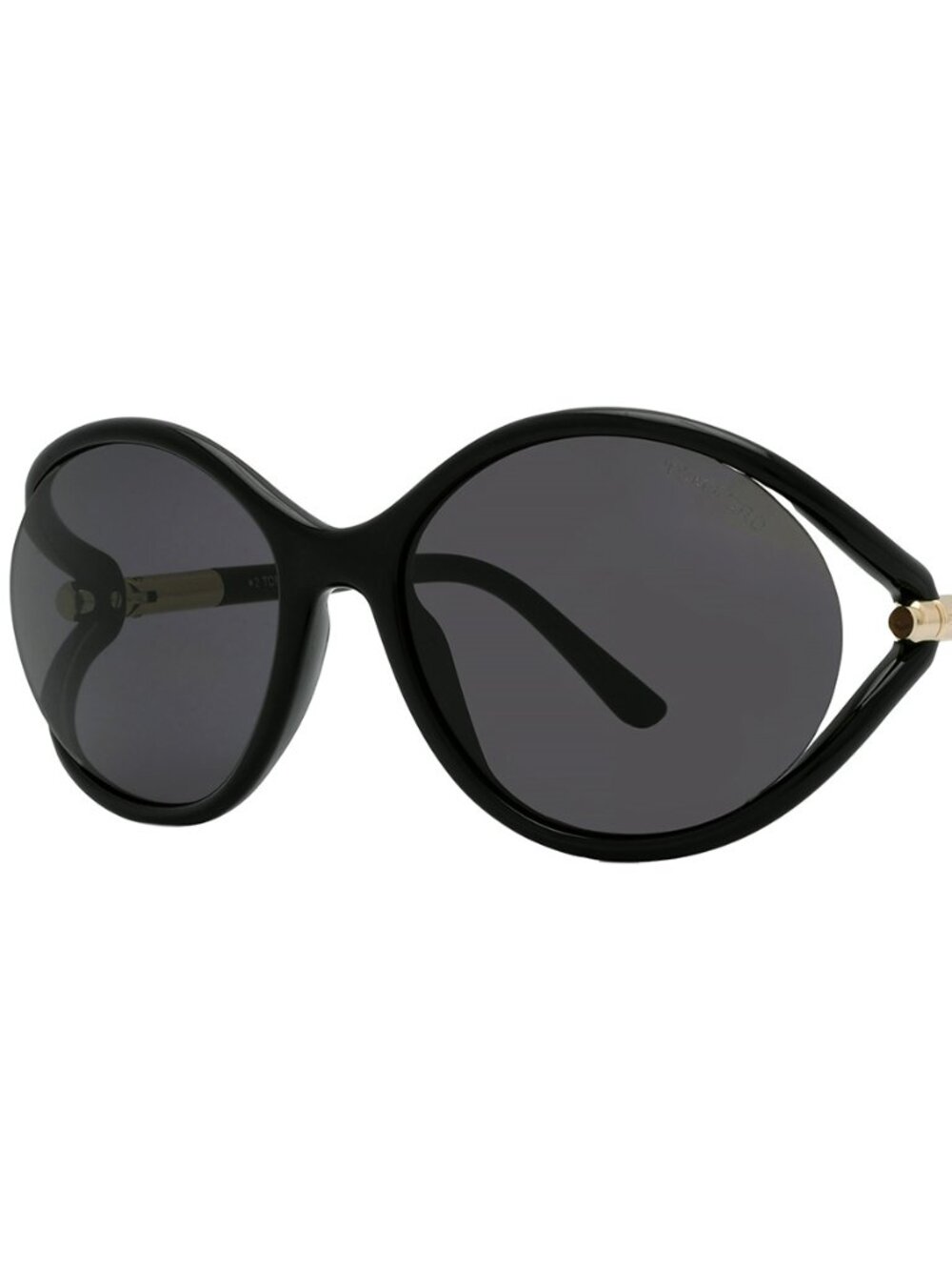 NEW TOM FORD MELODY TF1090 01A BLACK GREY AUTHENTIC SUNGLASSES - Picture 2 of 6